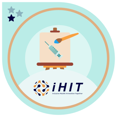 A picture of an ihit logo with the word " ihit ".